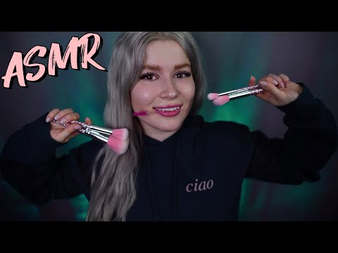 ASMR for those who don’t get tingles 🤯 Close up mouth sounds, mic brushing, spoolie, whispers ✨