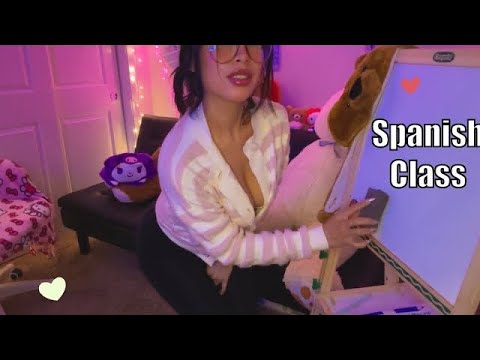 Spanish For Beginners (Lesson 1-4) ASMR
