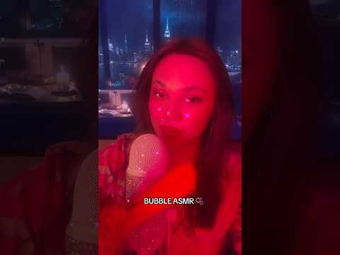Bubble Asmr 🫧 #asmr #hsyasmr #bubble #bubbleasmr #mouthsounds