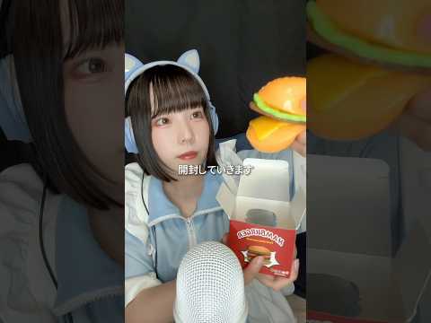 【ASMR】SHEINのハンバーガースクイーズ🍔 #asmr #スクイーズ #shein #購入品紹介 #タッピング #shorts
