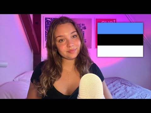 ASMR Whispers in Estonian! 🇪🇪🤍 (Learn Estonian with Me 🥰)