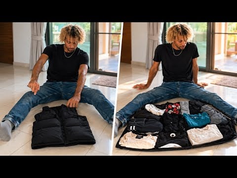 I Packed 16 Shirts Into A Vest To Beat Airline Fees