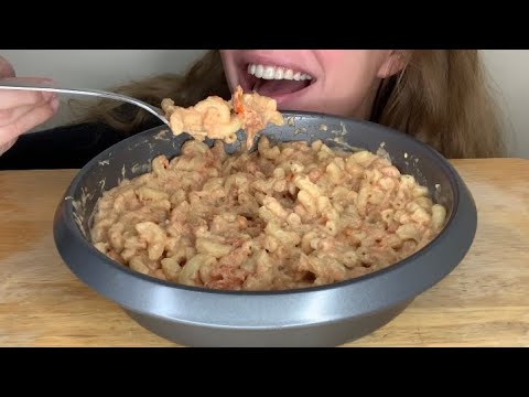 ASMR VEGAN PASTA MUKBANG | EATING SOUNDS