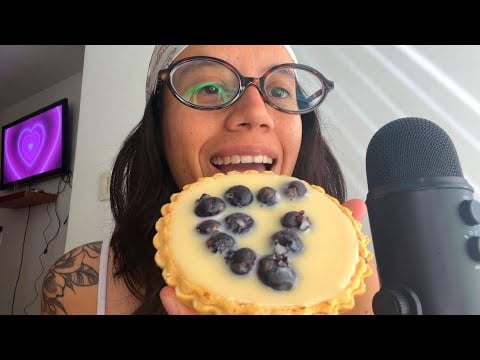 ASMR feliz con tarta de moras 🫐