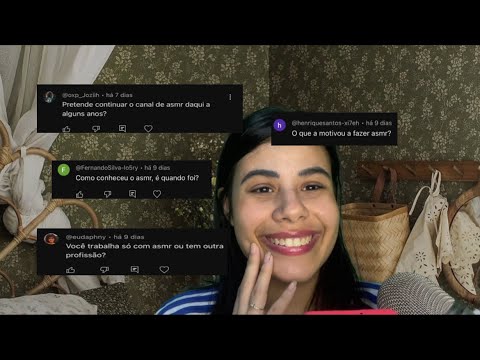 ASMR| Respondendo perguntinhas 📝⁉️