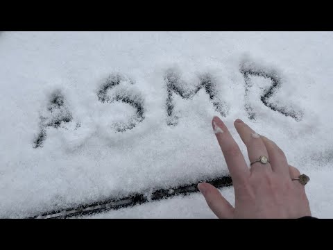 ASMR | Lofi Snow Triggers ❄️ tracing, tapping, snow crunching, etc.