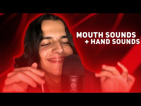 ASMR HAND SOUNDS & MOUTH SOUNDS /SONS DE MÃO & SONS DE BOCA!