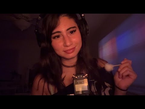 ASMR ~ Ear cleaning with tascam 💗 ( Yeah it’s tingly )