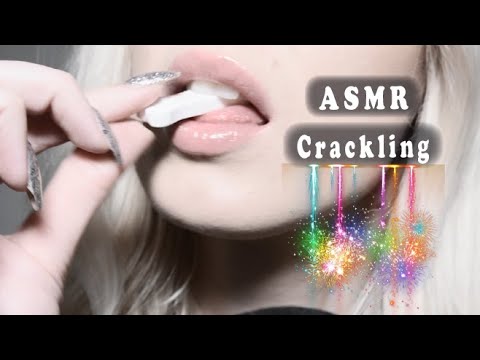 ∼ ASMR ∼ Crackling Candy, Mouth Sounds, Crackling, Up close 💋