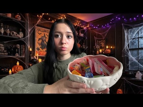 ASMR~ Your Southern Mom Goes Through Your Halloween Candy… 🎃