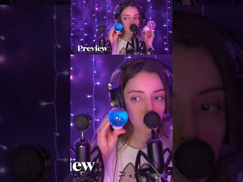 ASMR Water Sounds with kissing and popping sounds 🫧✨ Instant Tingles & Relaxation #Shorts