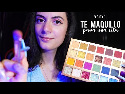 ASMR español Te Maquillo para una Cita ♡ Roleplay maquillaje en soft spoken