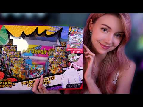 4K ASMR For Sleep | Pokemon Ascended Heroes Card Opening | Soft Talking