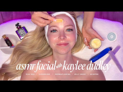 ASMR Facial Kaylee Dudley Minimal Talking | Boo Mask | Vampire Facial | Potions and Bats