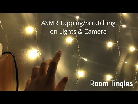ASMR Tapping/Scratching on Camera + Lights