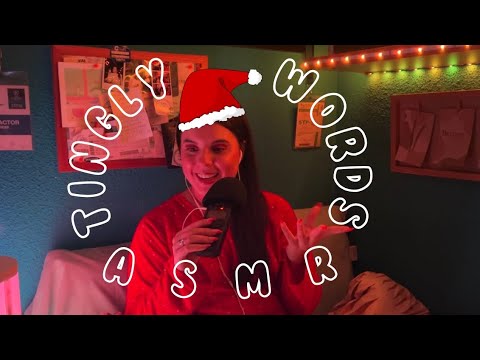 ASMR Palabras Detonantes de Navidad en Español e Inglés  ♡