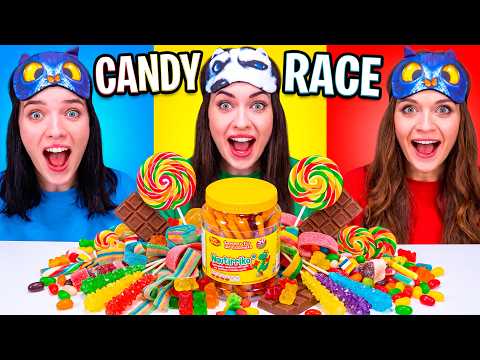 ASMR Candy Race with Closed Eyes Best Compilation Video