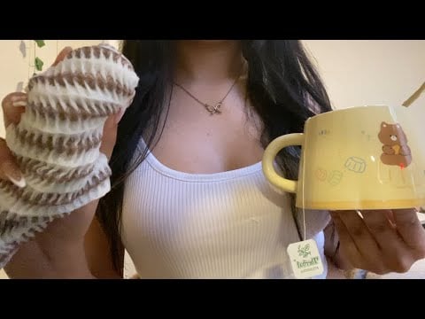 asmr estas enfermo y te cuido 🤒💛