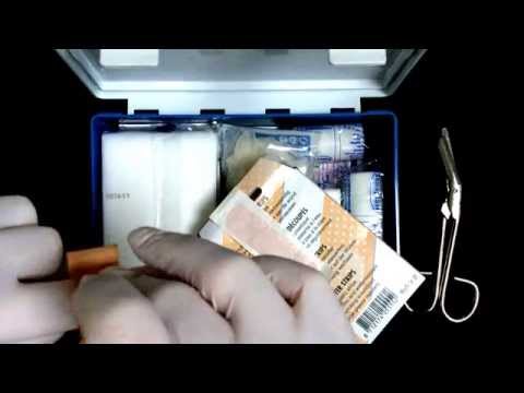 Latex ,Vynil Gloves with First Aid Kit  [[ASMR ]]