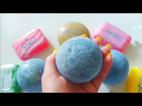 Dry Soap carving ASMR/relaxing sounds/ Satisfaction ASMR video/Cutting soap