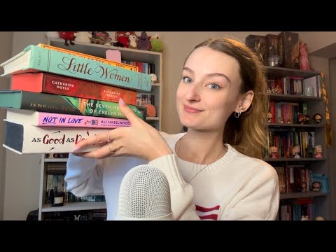 ASMR Book Tapping and Scratching with No Talking! (Bookish triggers) 