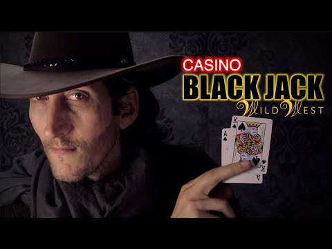 ASMR Roleplay⎮Casino BLACK JACK Wild West ♣️♦️♠️♥️