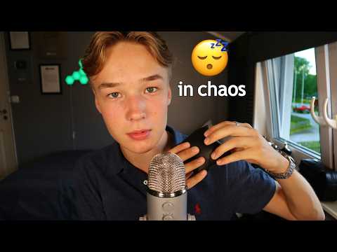 ASMR For Sleep... even when it's noisy (real background noise)