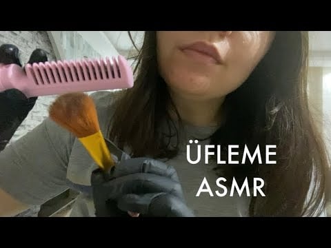Saçında Kepek Arayıp Ayıklıyorum ASMR (Türkçe ASMR) Üfleme Sesleri 