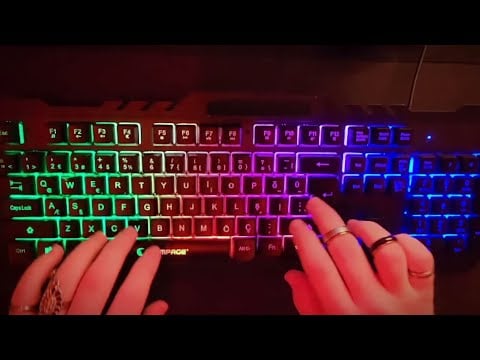 Klavye Sesleri ASMR | 3 Farklı Klavye, Mekanik, Soft ve Laptop | Keyboard Typing ASMR | Türkçe ASMR