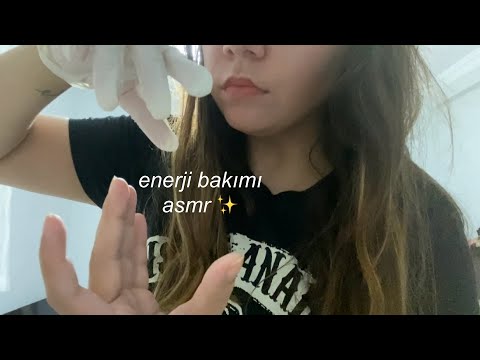 enerjine bakım yapıyorum asmr (türkçe asmr) makas ve eldiven sesleri