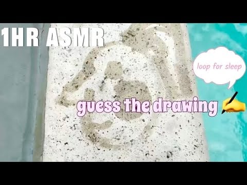 1HR ASMR | Guess the drawing loop for sleep, background noise, study