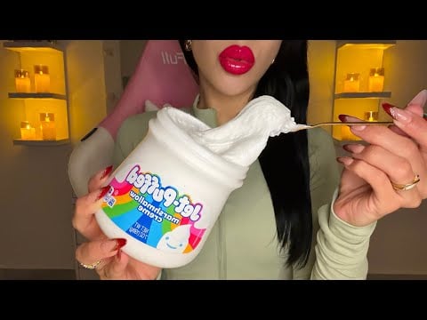 ASMR COMIENDO BOMBÓN DERRETIDO🌙✨