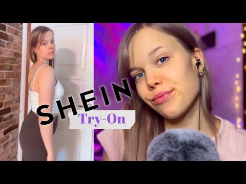 ASMR SHEIN Try-On Haul 💜✨ First time ordering..
