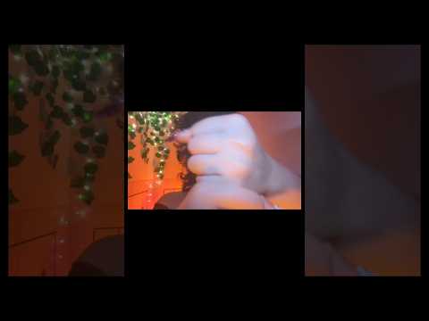 ASMR coconut rain to put my sunshines back to sleep 💆🏻‍♀️😴🌧 #asmr #relax #visualtingle #tingles