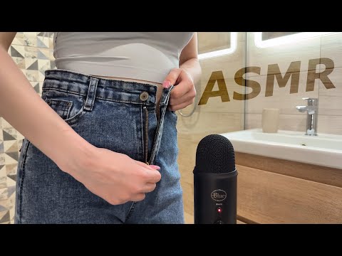 ASMR ⚡️ Levi Jeans Metal Zipper Sounds ⚡️ Blue Yeti Mic No talking