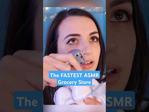 The FASTEST ASMR Grocery Store! #asmr #shorts