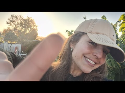 ASMR NA RUA| sons de boca e explorando triggers| NO TAPPING