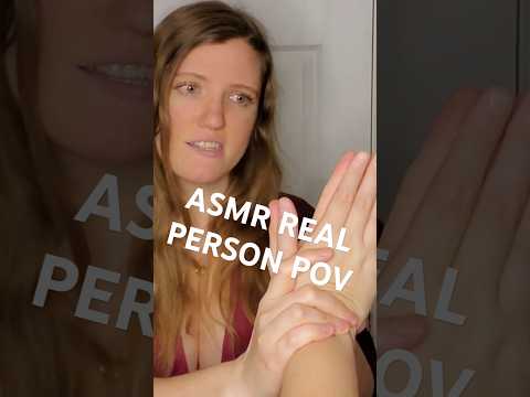 [ASMR] Hand Massage Roleplay REAL PERSON POV #shorts #relax  #tingles