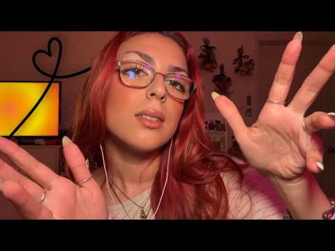 FAST ASMR ☆ Tingly Soft-Spoken Visual Triggers 🌀 (hand sounds, mouth sounds, salt & pepper++)