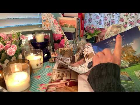 ASMR Magazine Page Turning - “The English Home” Magazine