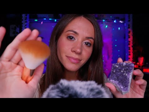ASMR For Anxiety And Stress (whispering, face brushing)