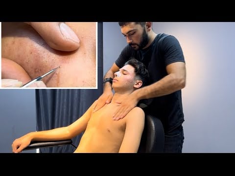 ASMR Skin Care Blackhead Cleaning And Body Massage ADD-FREE