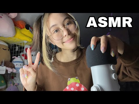 ASMR | Fast Hand Sounds/Movements and Nail Tapping (rambles + tingles)