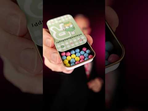 Trying Hello Kitty candy from Sanrio #asmr #japaneseculture