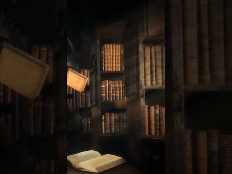 Hogwarts Library ◈ #shorts Harry Potter inspired Ambience |