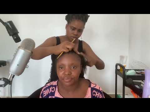 Fast & Aggressive Head Massage with Gum Chewing ASMR VERY RELAXING