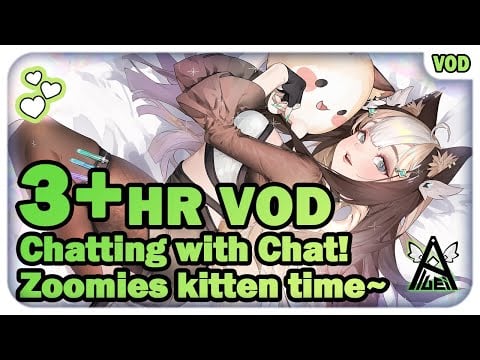 Chatting with Chat! Zoomies kitten time~ ♡【ASMR / 3DIO】