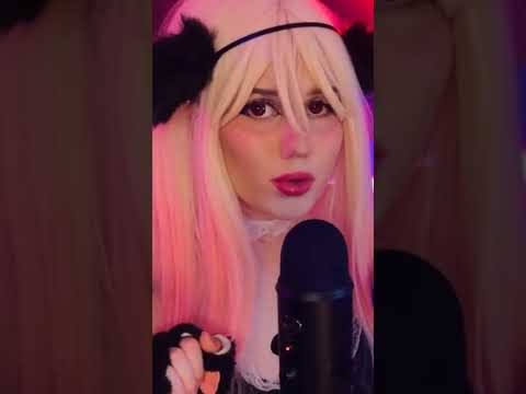 🌙 ASMR CatGirl Maid Purring And Scratching 💗 relaxing video (full on my channel)