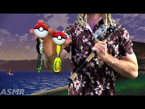 ASMR | 🎣 Shiny Pokemon Fishing Guide Roleplay | Tackle Box Tour