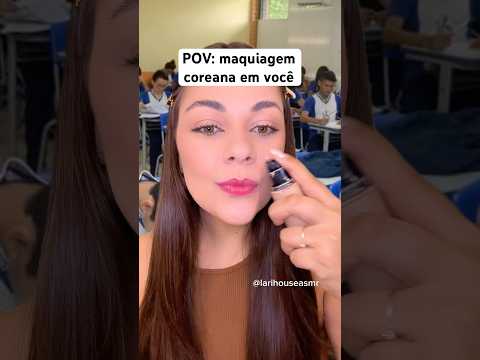 POV: maquiagem coreana em você #shorts #asmr #humor